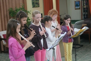 Vánoční Dětské flétničky ze ZŠ Na Dlouhém lánu